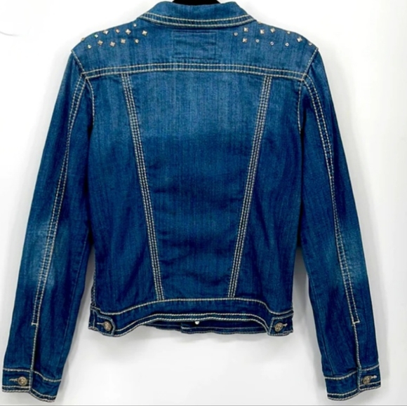 Rock and roll cowgirl denim jacket - Picture 4 of 5